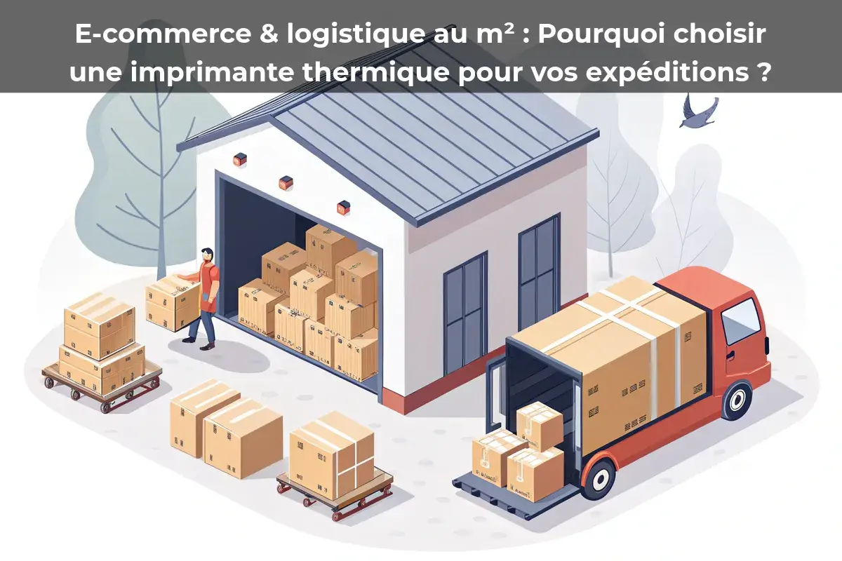 E-commerce & logistique au m² : Pourquoi choisir une imprimante thermique pour vos expéditions ?